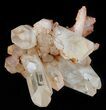 Tangerine Quartz Crystal Cluster - Madagascar #58844-2